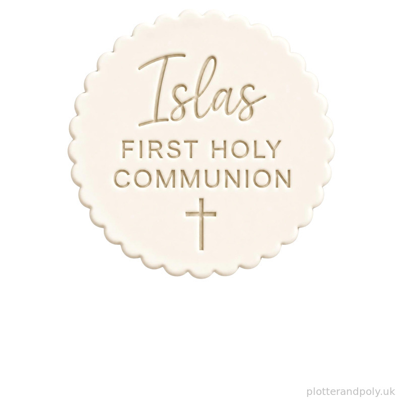 Isla's First Holy Communion embosser – 3D render